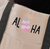 Embroidered Canvas Bag: Aloha Ballet (Black)