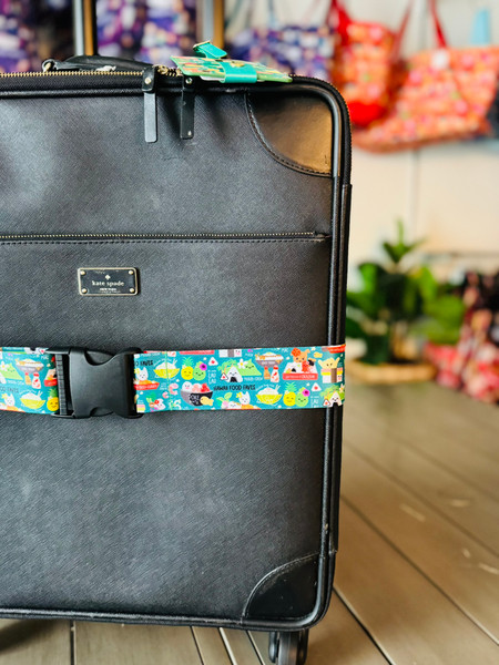 Luggage Strap: Hawaii Food Faves Teal