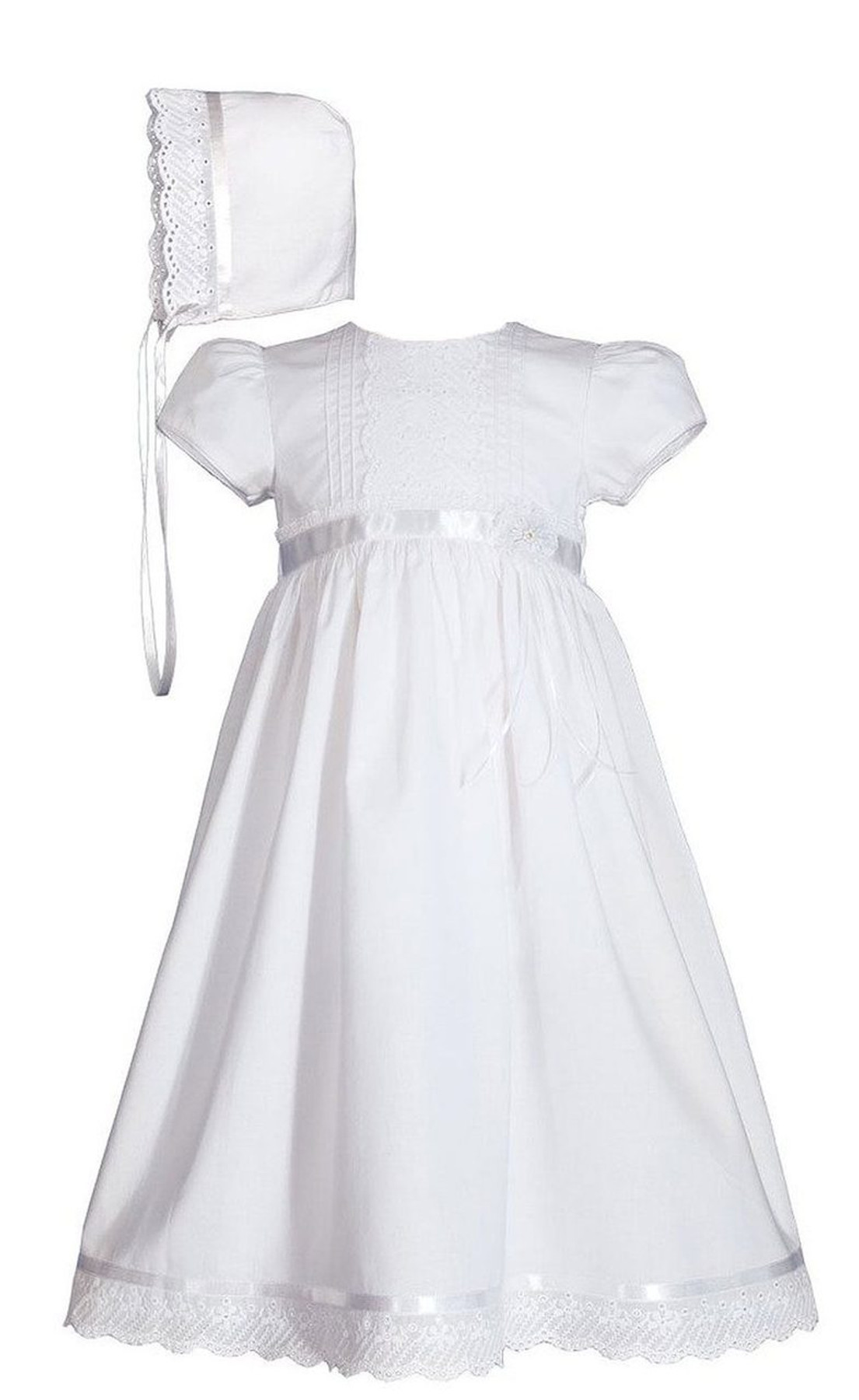 Pía Champagne Baptism Dress – Ropones Le Blanc