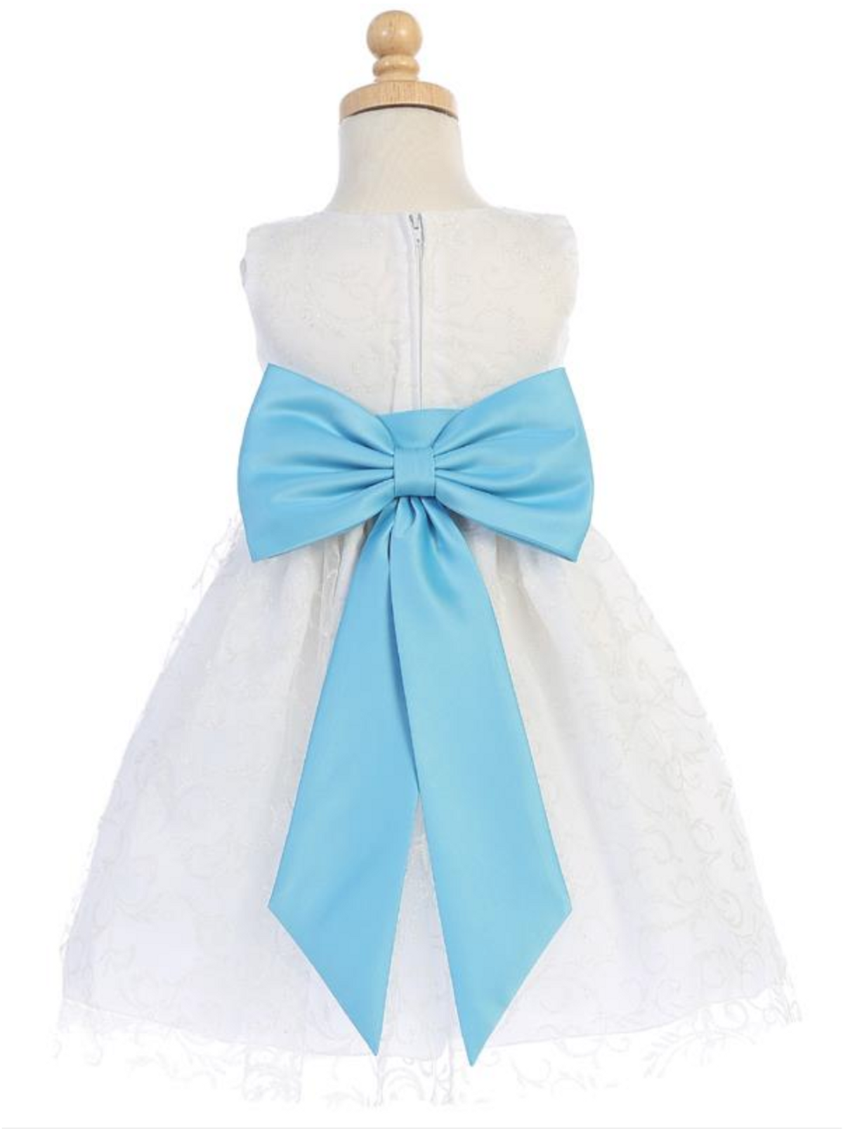 Bow White Tulle