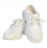 Boys White Lace-up Formal Shoes (David-White)