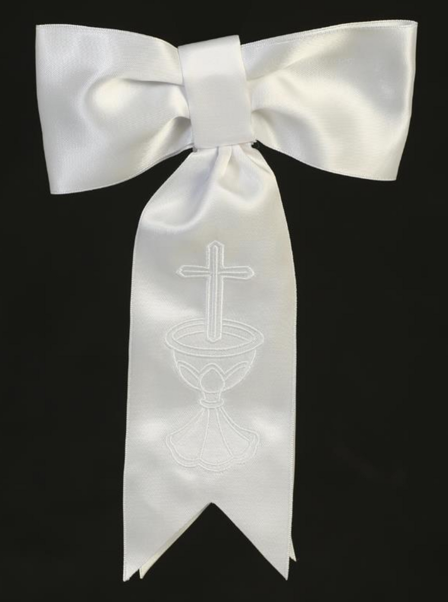 Communion Arm Band with Embroidered Cross and Chalice (AB-1)