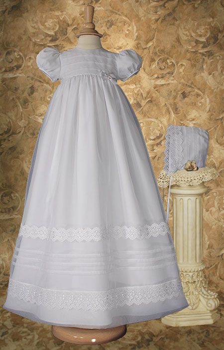 Buy Silver Mermaid Baby Girls Christening Baptism Dress 2 Piece Floral Lace  Baptism Gown Christening Dress Set(3M,White) at Amazon.in