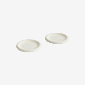 HAY Barro Plate in 18cm Off White (Set of Two)