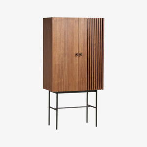 WOUD Array Highboard 80cm in Walnut WOUD Array Highboard 80cm in Walnut