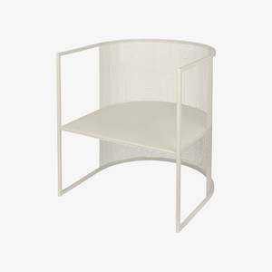 Kristina Dam Studio Bauhaus Lounge Chair in Beige Kristina Dam Studio Bauhaus Lounge Chair in Beige