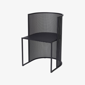 Kristina Dam Studio Bauhaus Dining Chair in Black Kristina Dam Studio Bauhaus Dining Chair in Black