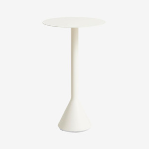 HAY Palissade Cone Table High in Cream White HAY Palissade Cone Table High in Cream White