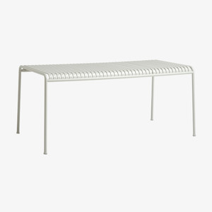 HAY Palissade Table in Sky Grey Powder Coated Steel HAY Palissade Table in Sky Grey Powder Coated Steel