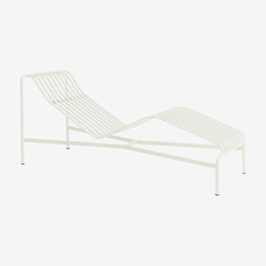 HAY Palissade Sun Lounge in Cream White HAY Palissade Sun Lounge in Cream White