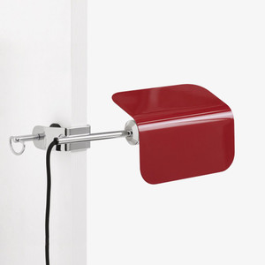 HAY Apex Clip Lamp in Maroon Red HAY Apex Clip Lamp in Maroon Red