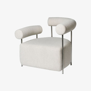Kristina Dam Studio Solitude Lounge Chair in Beige Kristina Dam Studio Solitude Lounge Chair in Beige