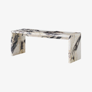 Audo Copenhagen Plinth Bridge in Rose Calacatta Viola Marble Audo Copenhagen Plinth Bridge in Rose Calacatta Viola Marble