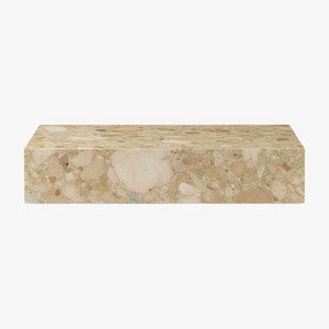 Audo Plinth Grand in Sand Kunis Breccia Stone Audo Plinth Grand in Sand Kunis Breccia Stone