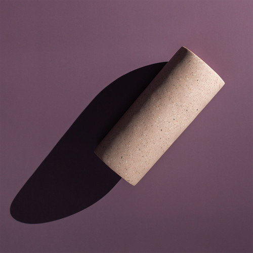 Zakkia Terrazzo Vase in Rose Side View