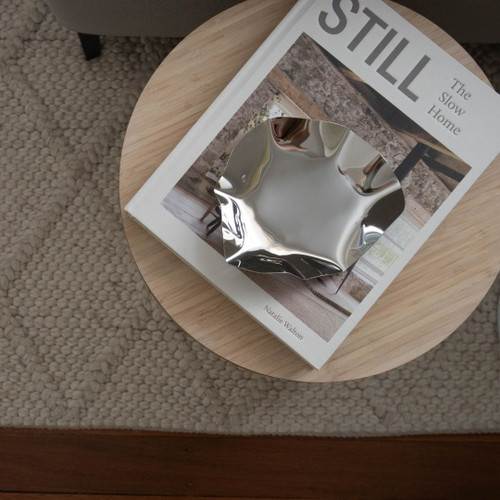 Lood Drop Bowl in Size Small On Side Table