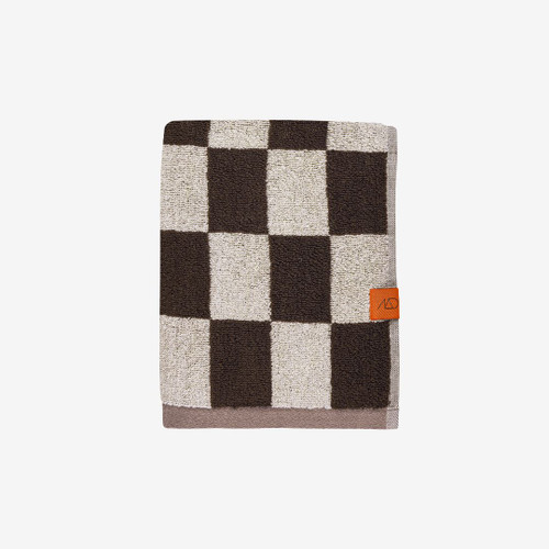 Mette Ditmer Retro Hand Towel in Chocolate