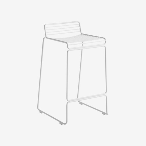 HAY Hee Bar Stool Low 65cm in White