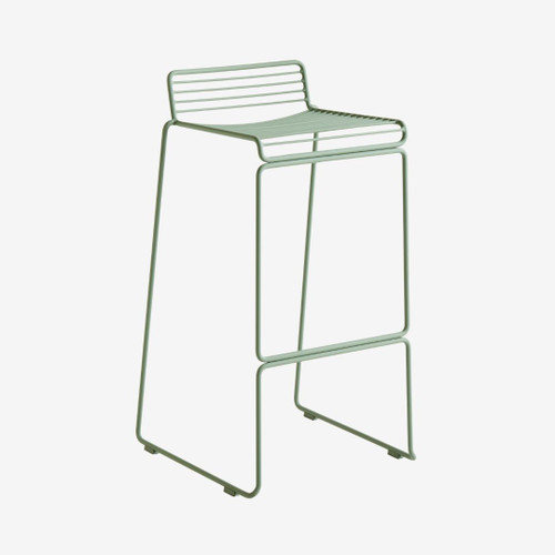 HAY Hee Bar Stool High 75cm in Fall Green