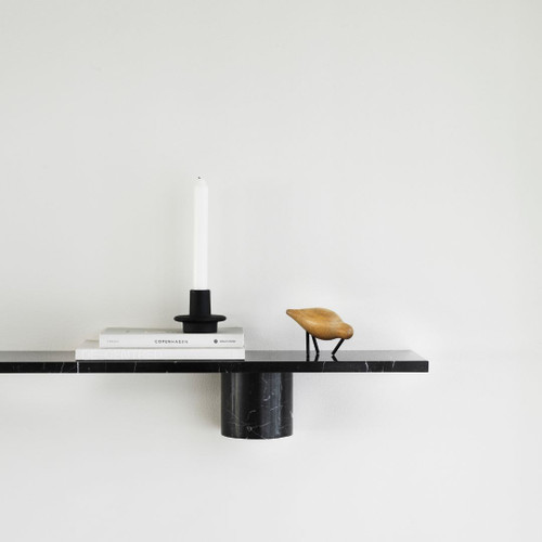 Normann Copenhagen Sten Shelf 120cm in Black Marble