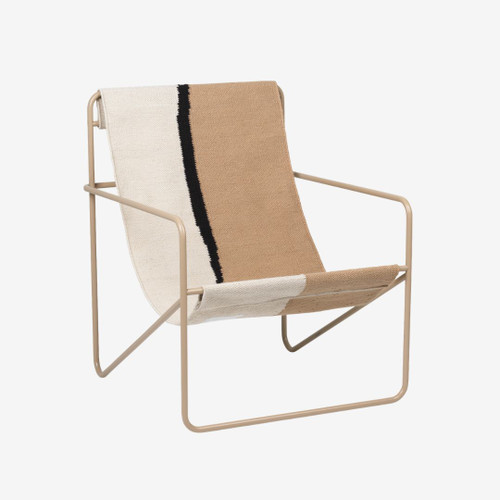 Ferm Living Desert Lounge Chair - Cashmere with Soil Cover