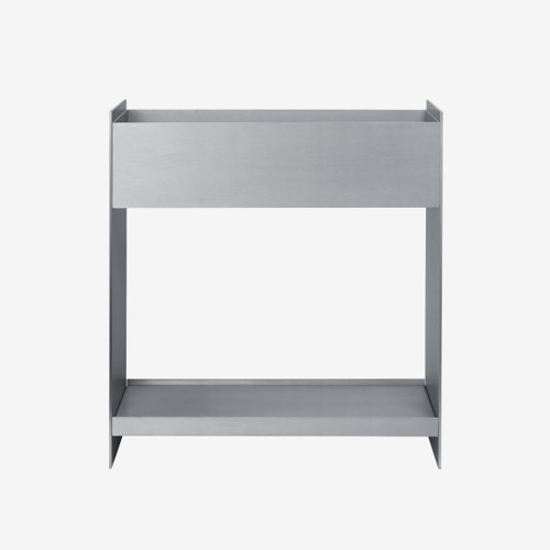 Ferm Living Lager Plant Box With Shelf - Aluminium