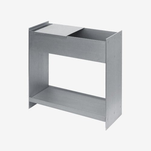 Ferm Living Lager Plant Box With Shelf - Aluminium