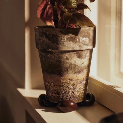Ferm Living Nube Planter Feet Set of Four in Carob Brown