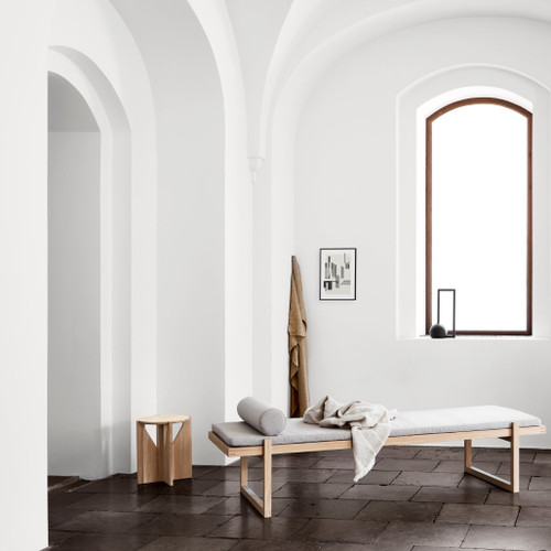 Kristina Dam Studio Stool in Solid Oak with Daybed