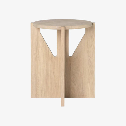 Kristina Dam Studio Stool in Solid Oak
