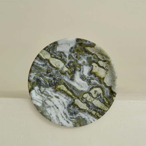 BLACK BLAZE Mushroom Tray Marble Detail View