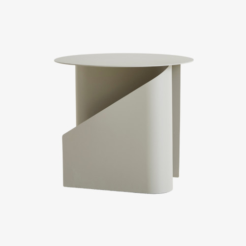 WOUD Sentrum Side Table in Warm Grey Back