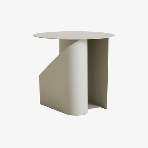 WOUD Sentrum Side Table in Warm Grey