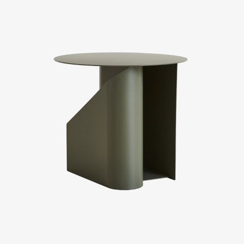 WOUD Sentrum Side Table in Dusty Green