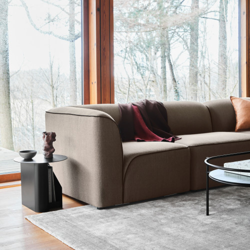 WOUD Sentrum Side Table in Black in Living Room