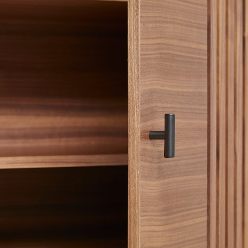 WOUD Array Sideboard in Walnut 120cm Door Detail WOUD Array Sideboard in Walnut 120cm Door Detail