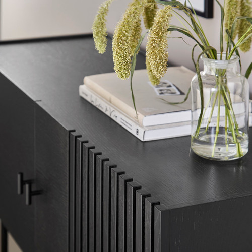 WOUD Array Sideboard in Black 120 cm Detail