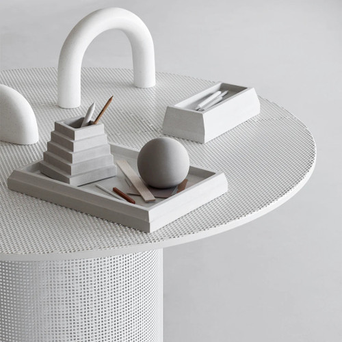 Kristina Dam Studio Bauhaus Dining Table in Beige Detail