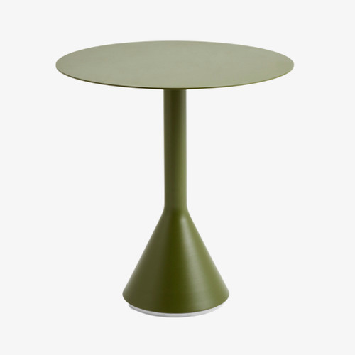 HAY Palissade Cone Table 70cm in Olive Powder Coated Steel HAY Palissade Cone Table 70cm in Olive Powder Coated Steel