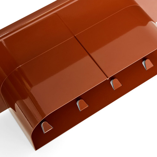 HAY Korpus Shelf Size Medium in Brick Red Hook Detail HAY Korpus Shelf Size Medium in Brick Red Hook Detail