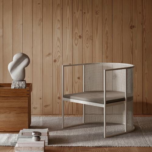 Kristina Dam Studio Contour Sculpture (Large) - Limited Edition of 100 with Bauhaus Lounge in Beige