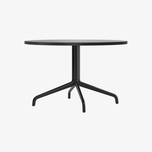 Audo Copenhagen Harbour Column Lounge Table in Black Oak