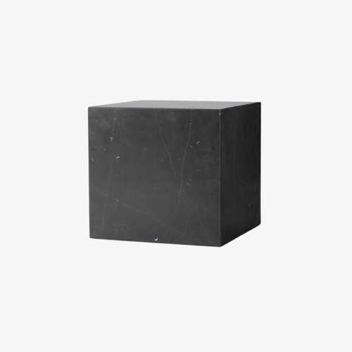 Audo Copenhagen Plinth Cubic in Nero Marquina Marble Audo Copenhagen Plinth Cubic in Nero Marquina Marble