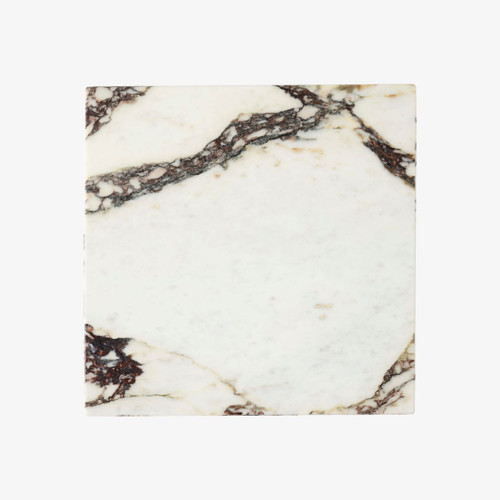 Audo Copenhagen Plinth Cubic in Rose Calacatta Viola Marble Top Audo Copenhagen Plinth Cubic in Rose Calacatta Viola Marble Top