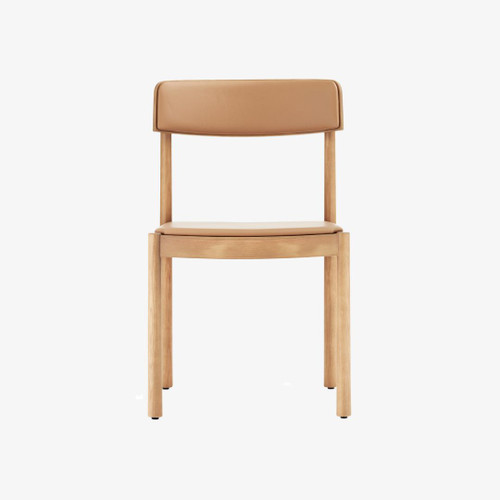 Normann Copenhagen Timb Chair - Upholstered in Tan Front On