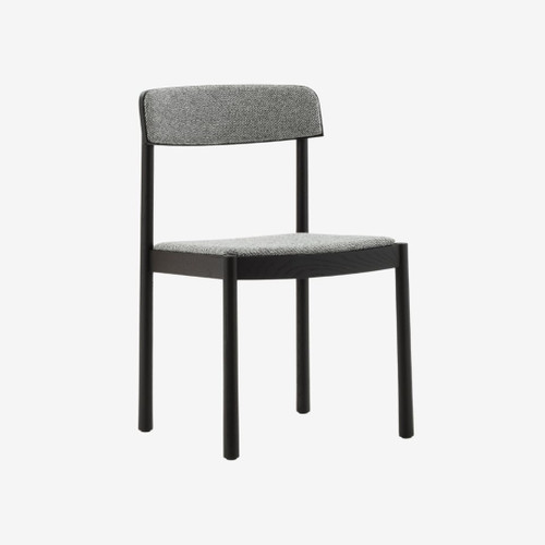 Normann Copenhagen Timb Chair in Black Upholstered in Hallingdal 166