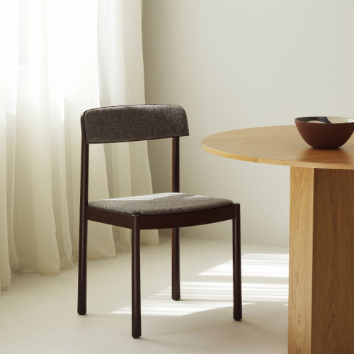 Normann Copenhagen Timb Chair in Brown Upholstered in Hallingdal 368