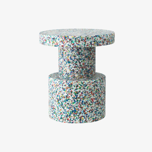 Normann Copenhagen Bit Stool in White Multi Normann Copenhagen Bit Stool in White Multi