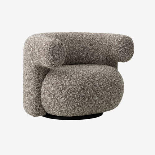 Normann Copenhagen Burra Lounge Chair with Return in Zero 0011