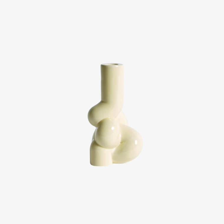 HAY W&S Soft Candleholder in Soft Yellow